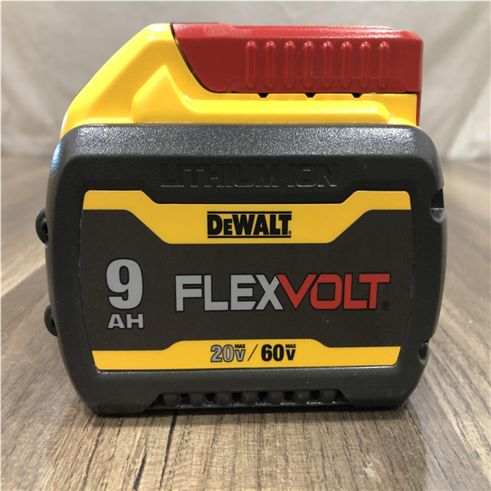 AS-IS DEWALT 20V/60V MAX FLEXVOLT Lithium-Ion 9.0Ah Battery and Charger Starter Kit