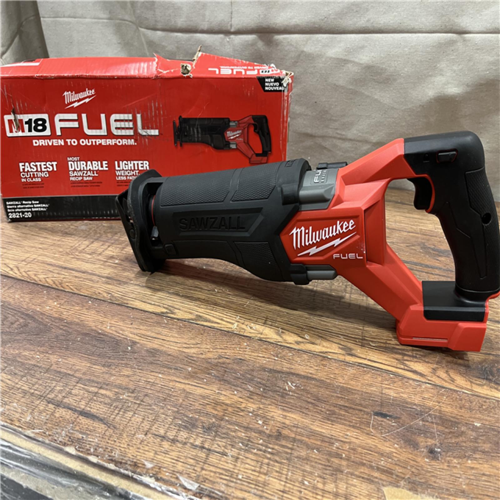 AS-IS Milwaukee M18 Fuel Sawzall Brushless Cordless Reciprocating Saw - No Charger, No Battery, Bare Tool Only