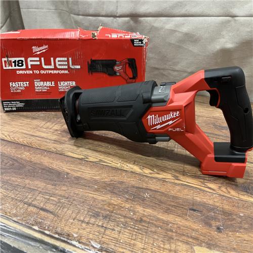 AS-IS Milwaukee M18 Fuel Sawzall Brushless Cordless Reciprocating Saw - No Charger, No Battery, Bare Tool Only