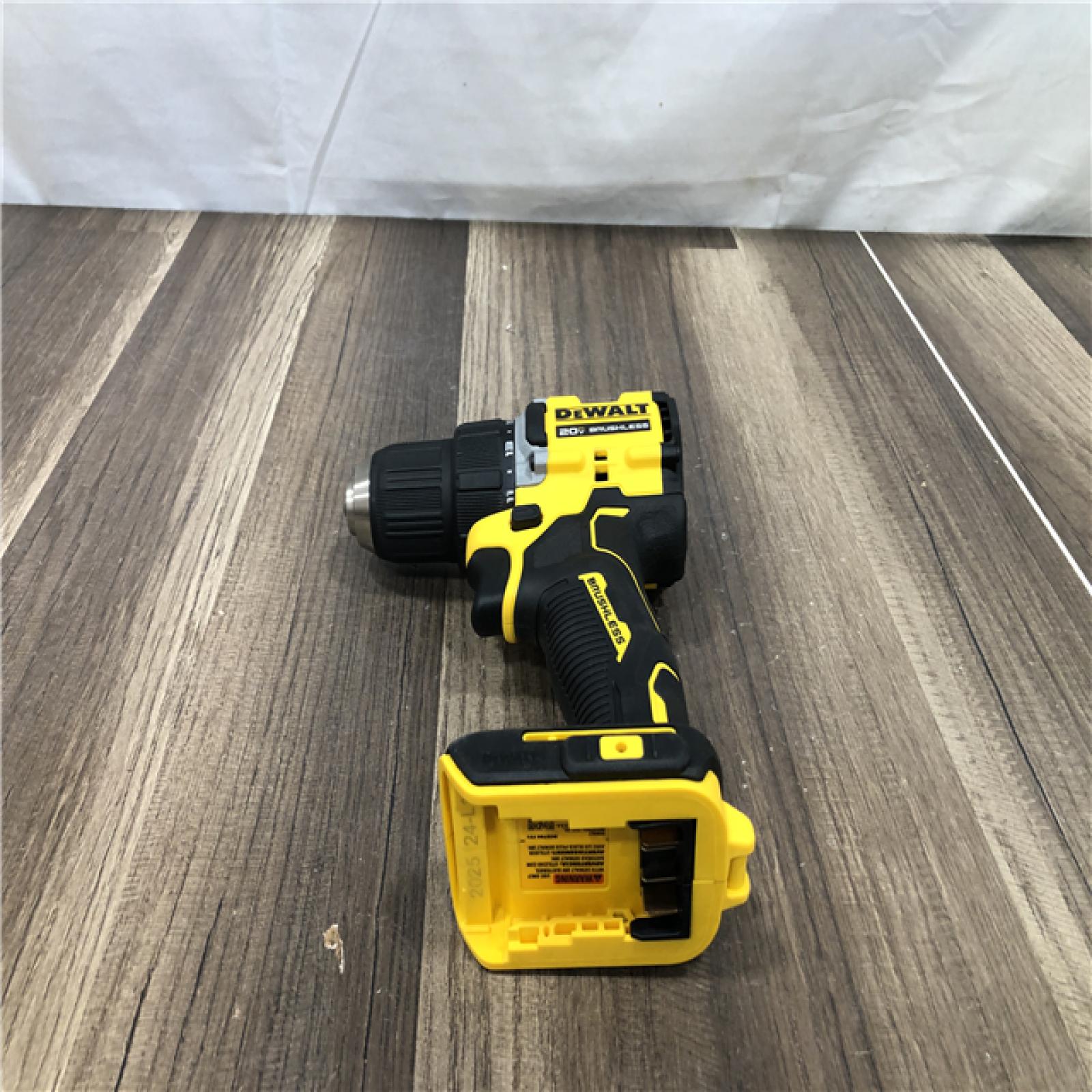 AS-IS DEWALT ATOMIC 20-Volt MAX Brushless Cordless 1/2 in. Drill Driver (Tool-Only)