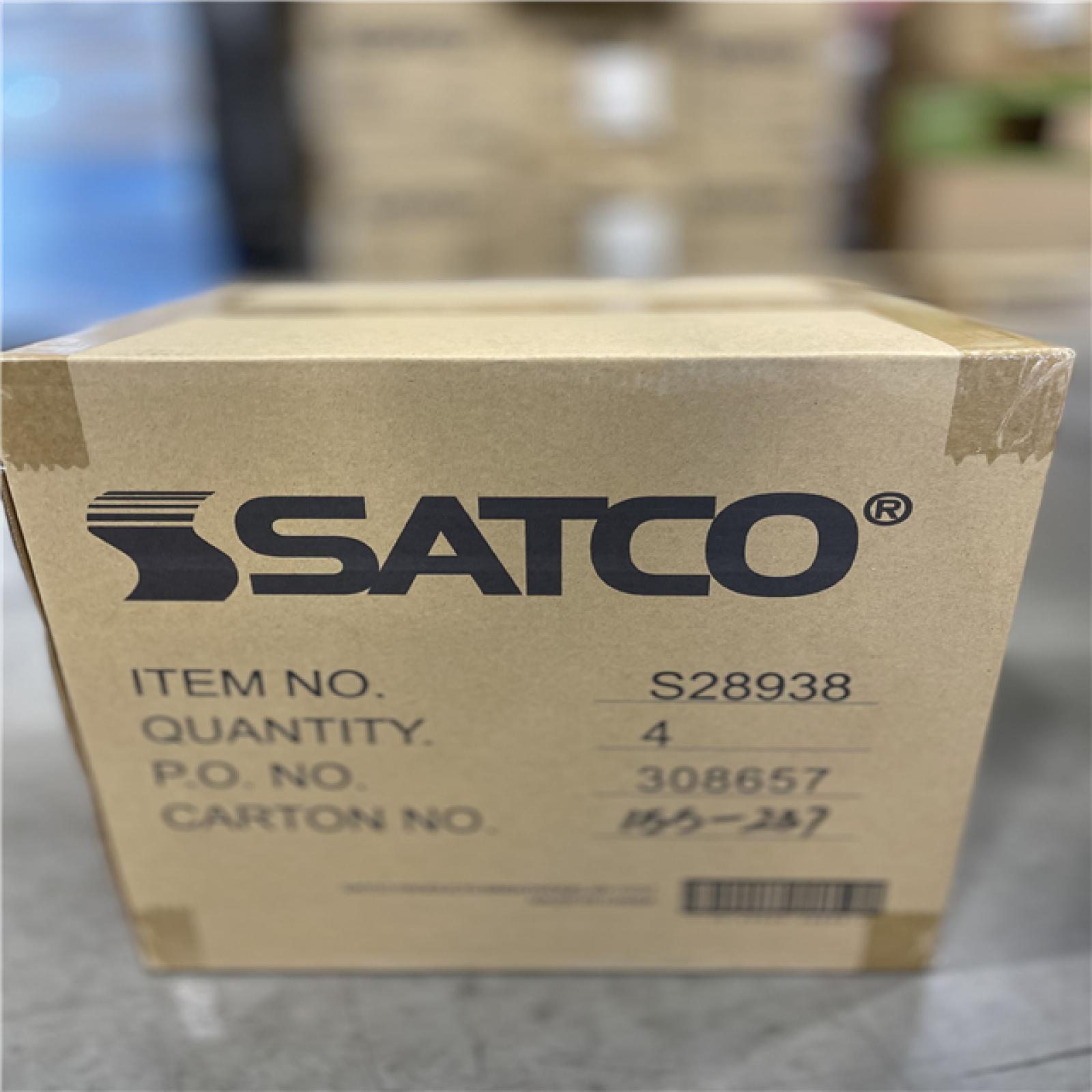 NEW! - Satco 110w LED Hi-lumen Shoe Box Style Lamp Fixture 5000K Mogul Base 100-277V