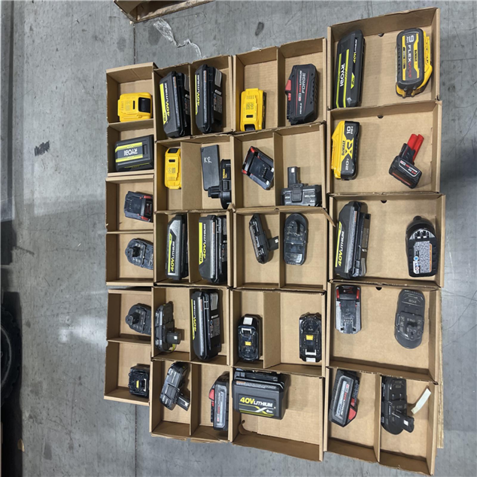 DALLAS LOCATION- AS-IS BATTERY PALLET