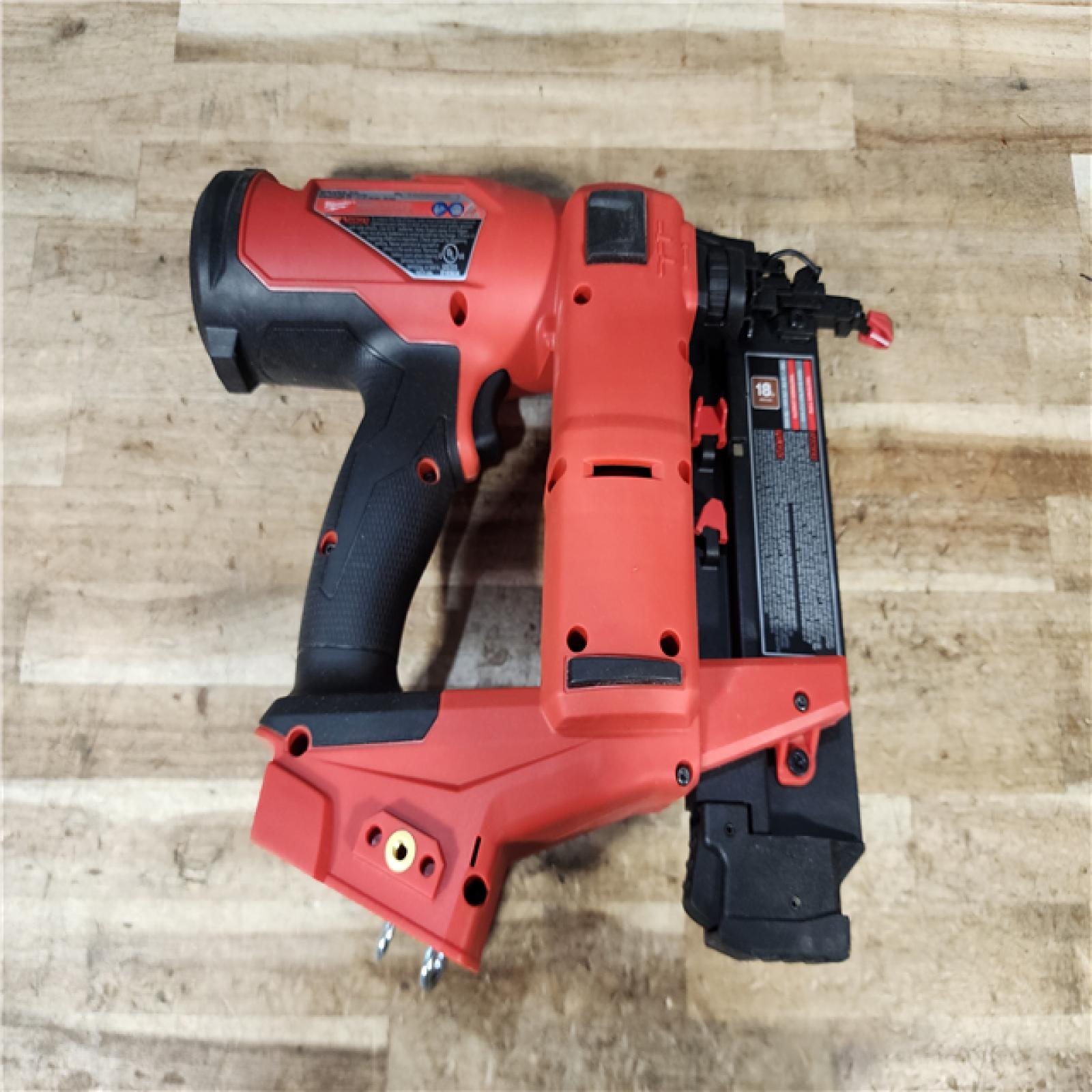 HOUSTON LOCATION - AS - IS Milwaukee FUEL 18-Volt Lithium-Ion Brushless Cordless Gen II 18-Gauge Brad Nailer (Tool-Only)