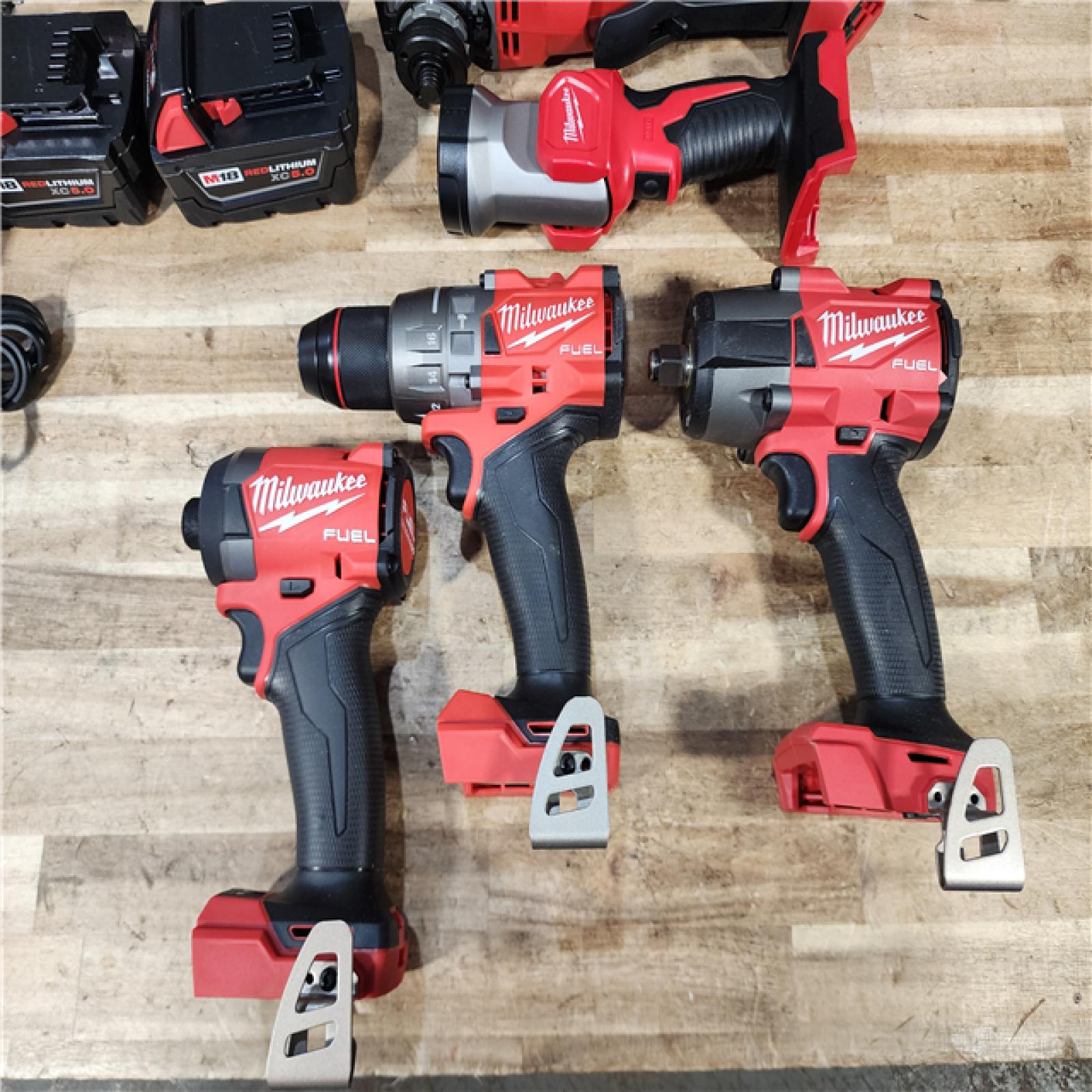 HOUSTON LOCATION - AS - IS Milwaukee FUEL 18V Lithium-Ion Brushless Cordless 7-Tool Combo Kit