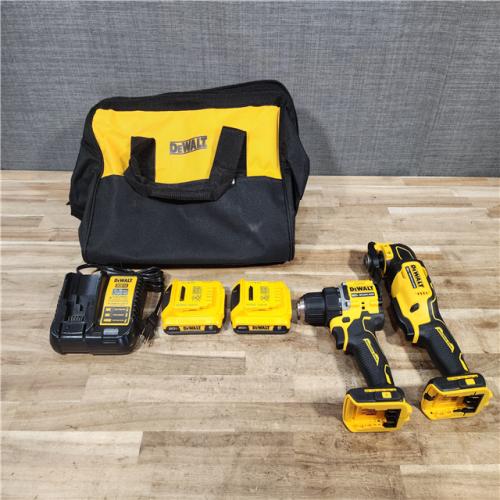 HOUSTON LOCATION - AS - IS DEWALT ATOMIC 20-Volt Lithium-Ion Cordless Brushless (2-Tool) Combo Kit