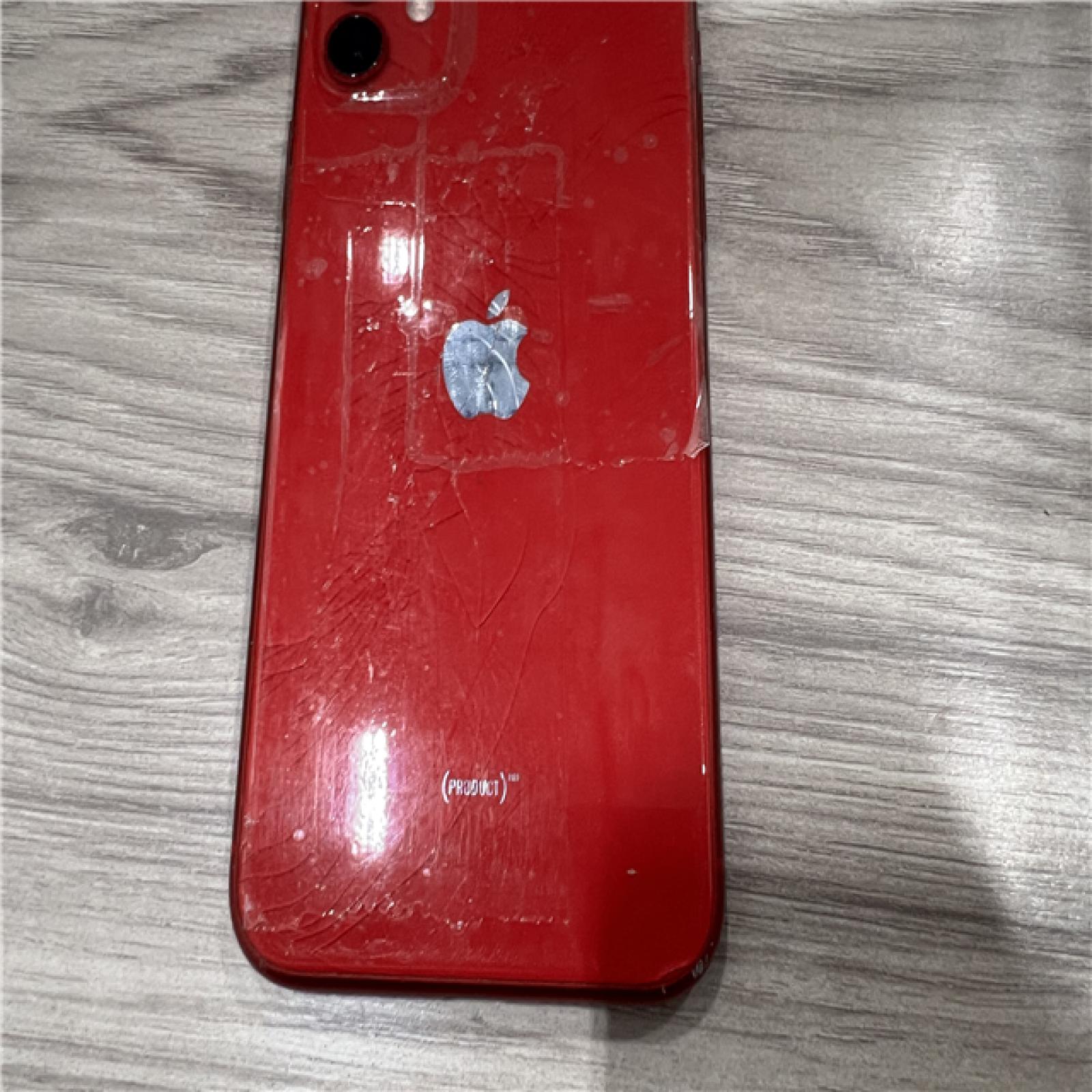 AS-IS Apple iPhone 11 64GB  model MWJG2LL/A  A2111  Red