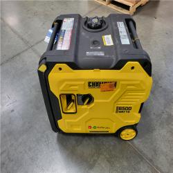 CALIFOR IA AS-IS NEW CHAMPION 6500-WATT GENERATOR W/ CO SHIELD