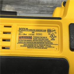 AS-IS DEWALT 20V MAX Cordless 29 oz / 600 ml Adhesive Gun (Tool Only)
