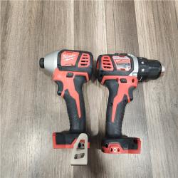 AS-IS Milwaukee 18V Cordless Brushed 2 Tool Drill/Driver and Impact Driver Kit