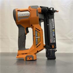 AS-IS - RIDGID  18V Brushless Cordless 18-Gauge 2-1/8 in. Brad Nailer (Tool Only) with CLEAN DRIVE Technology