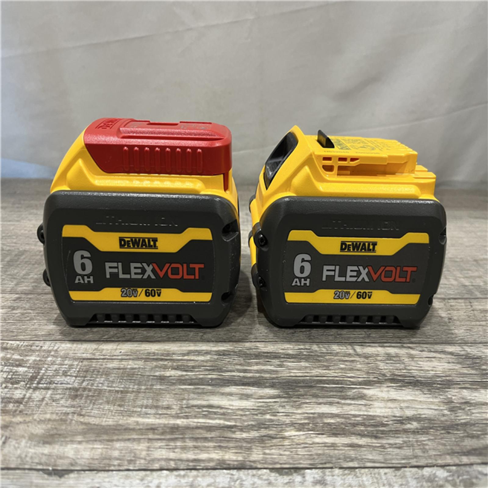 AS-IS DEWALT FLEXVOLT 20V/60V MAX Lithium-Ion 6.0Ah Battery Pack (2 Pack)