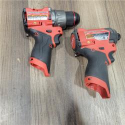 AS-IS Milwaukee 3497-22 12V Brushless Hammer Drill and Impact Driver Combo Kit