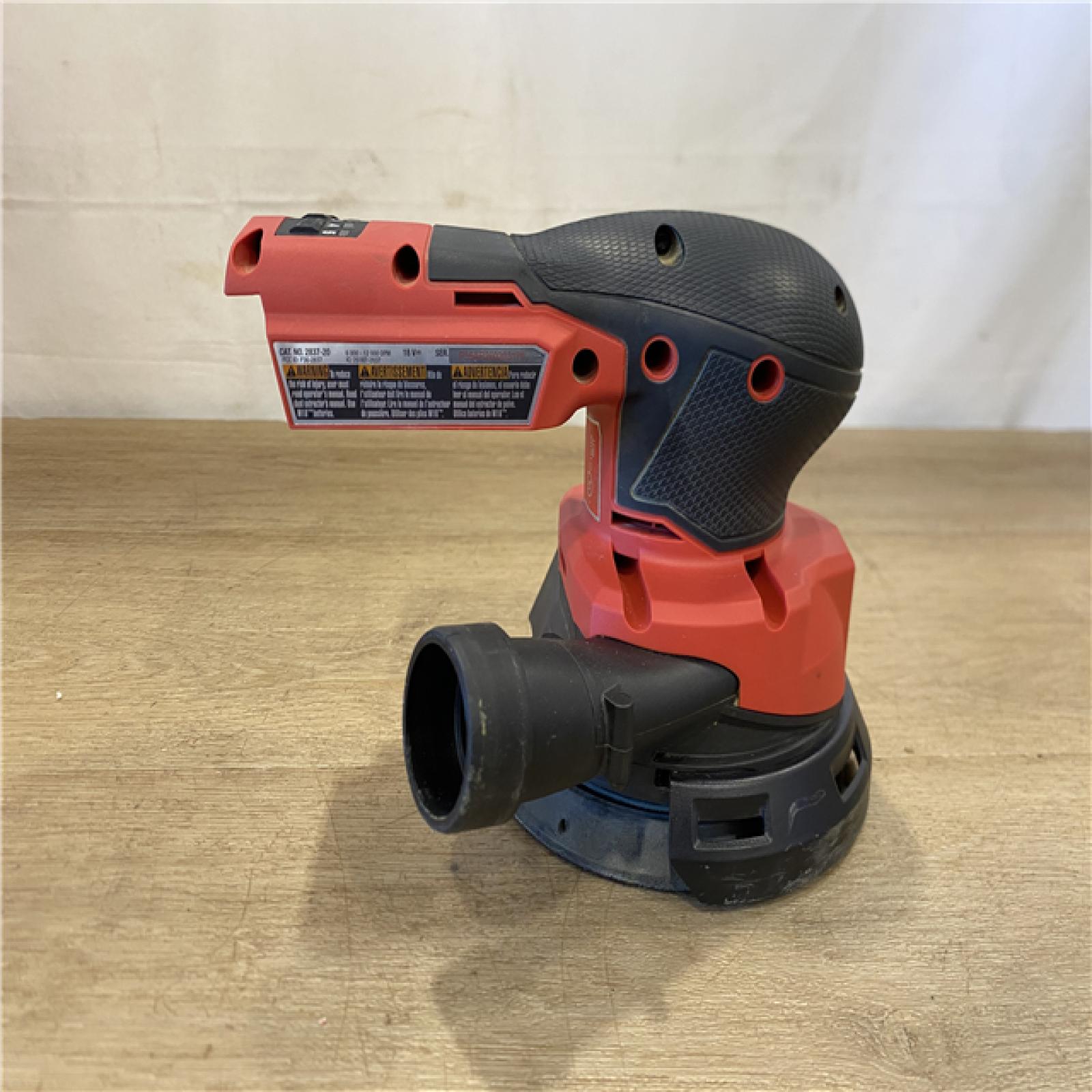 AS-IS Milwaukee 18V Lithium-Ion Brushless Cordless FUEL 5 in. Random Orbit Sander (Tool-Only)