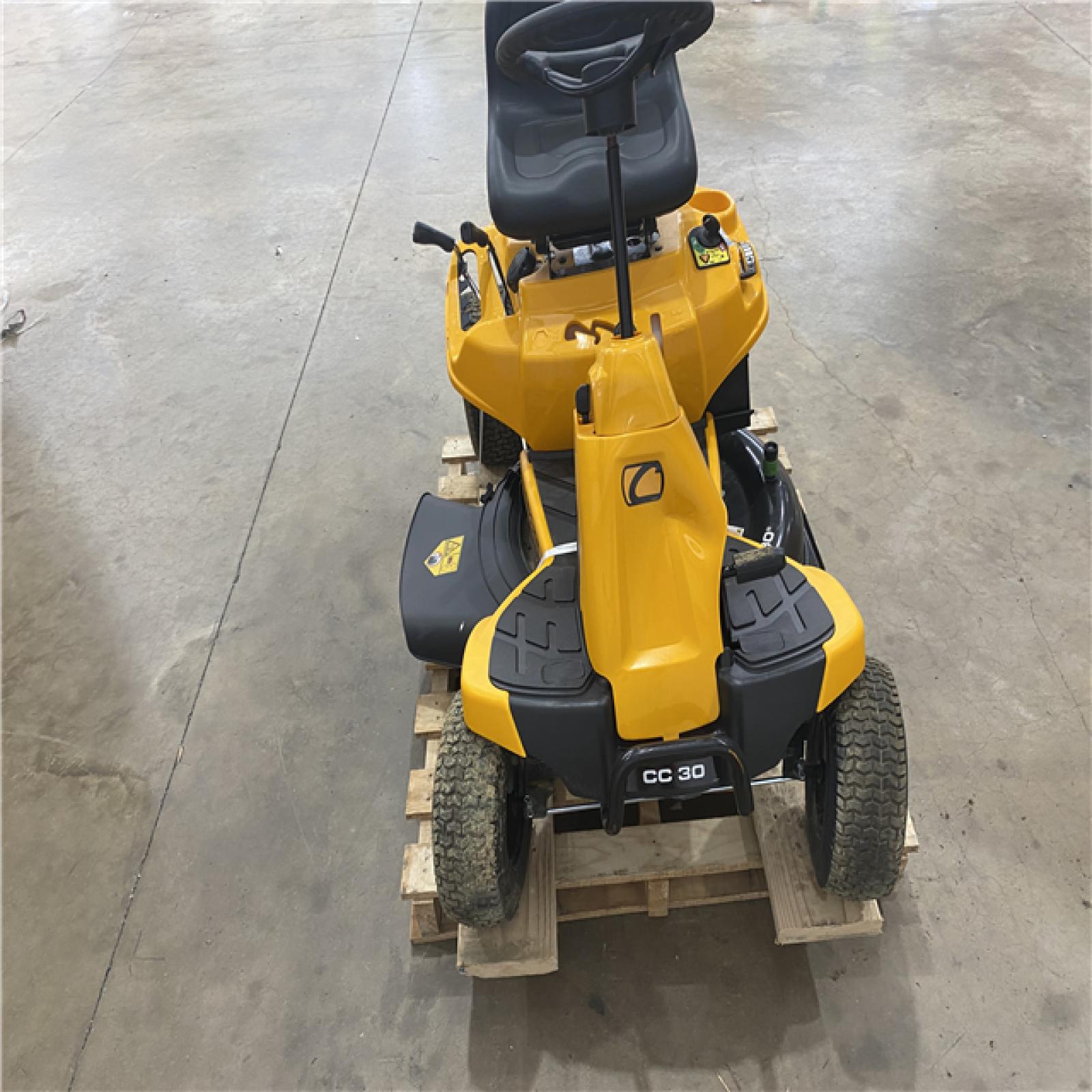 Houston Location - AS-IS Outdoor Power Equipment CUB CADET 30 INCH SIT DOWN MOWER