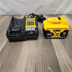 AS-IS DEWALT 20-Volt Maximum XR 5.0 Ah Battery Pack and Charger