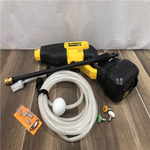 AS-IS  DEWALT 20V MAX 550 PSI 1.0 GPM Cold Water Cordless Battery Power Cleaner with 4-Nozzles (Tool Only)