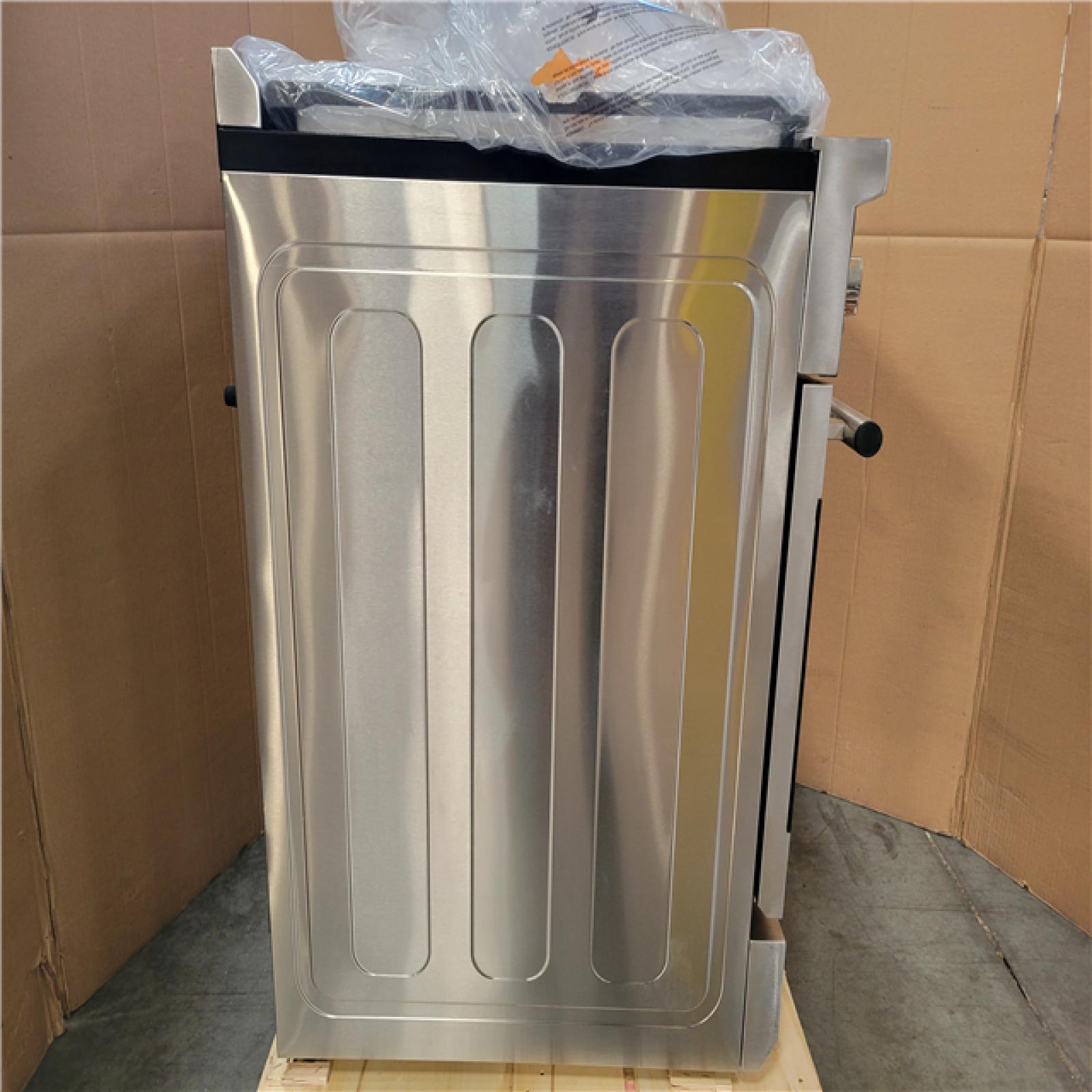 California AS-IS Duro Kitchen 36 Stainless Steel Gas Range Model FF3618; Appears in Excellent Condition