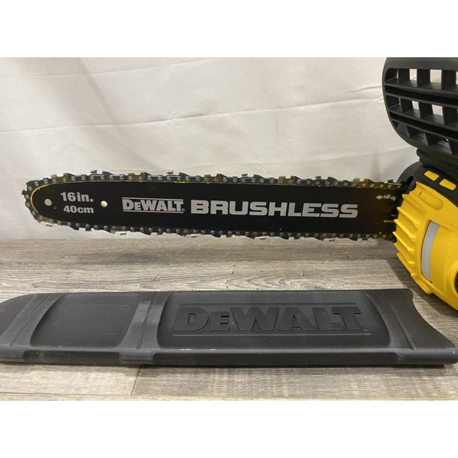 AS-IS DEWALT FLEXVOLT 60V MAX 16in. Brushless Cordless Battery Powered Chainsaw (Tool Only)