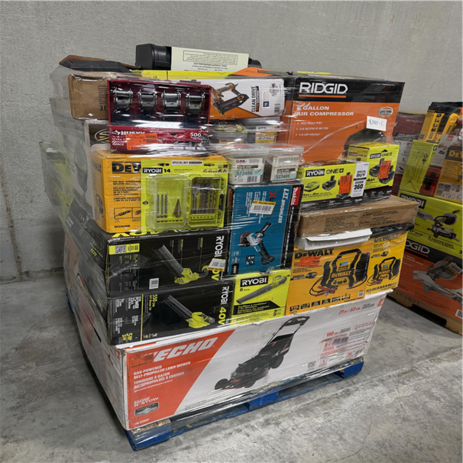 Atlanta Location AS-IS Tools Partial Truckload (8 Pallets) 8340-C