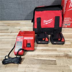 HOUSTON LOCATION - AS-IS Milwaukee  18V Lithium-Ion Cordless Drill Driver/Impact Driver Combo Kit