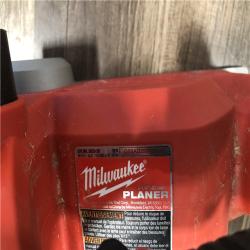 AS-IS Milwaukee 18V Lithium-Ion Cordless 3-1/4 in. Planer (Tool-Only)