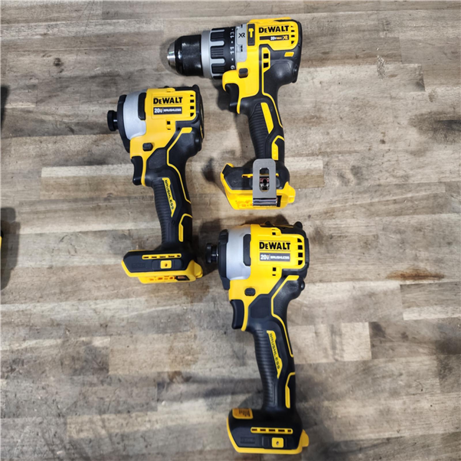 HOUSTON LOCATION - AS-IS DEWALT 3 TOOL COMBO KIT W/ (2) BATTERY & CHARGER