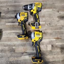 HOUSTON LOCATION - AS-IS DEWALT 3 TOOL COMBO KIT W/ (2) BATTERY & CHARGER