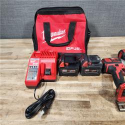 HOUSTON LOCATION - AS - IS Milwaukee 2 Tool Combo Kit W/ (2) Battery & Charger