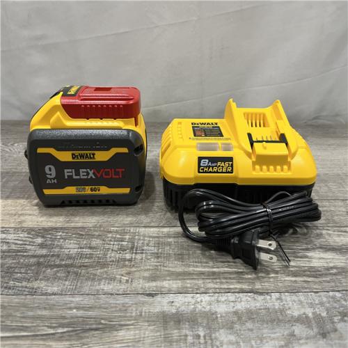 AS-IS DEWALT 20V/60V MAX FLEXVOLT Lithium-Ion 9.0Ah Battery and Charger Starter Kit