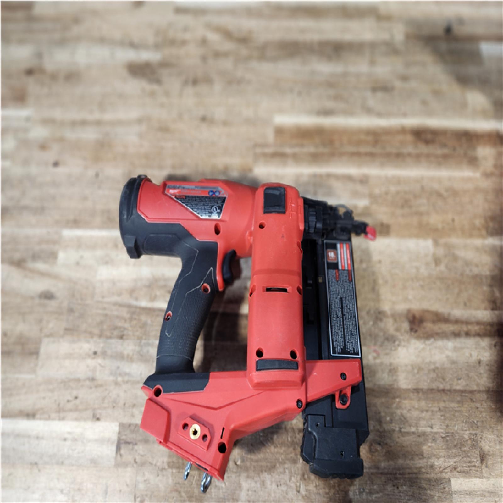 Houston Location AS-IS Milwaukee FUEL 18-Volt Lithium-Ion Brushless Cordless Gen II 18-Gauge Brad Nailer (Tool-Only)