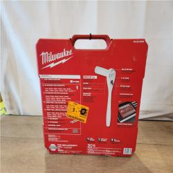 NEW- Milwaukee 3/8 in. Drive SAE/Metric Ratchet and Socket Mechanics Tool Set (56-Piece)
