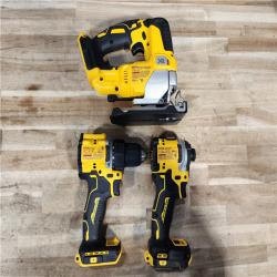 HOUSTON LOCATION - AS-IS DEWALT 3 TOOL COMBO KIT W/ (2) BATTERY & CHARGER