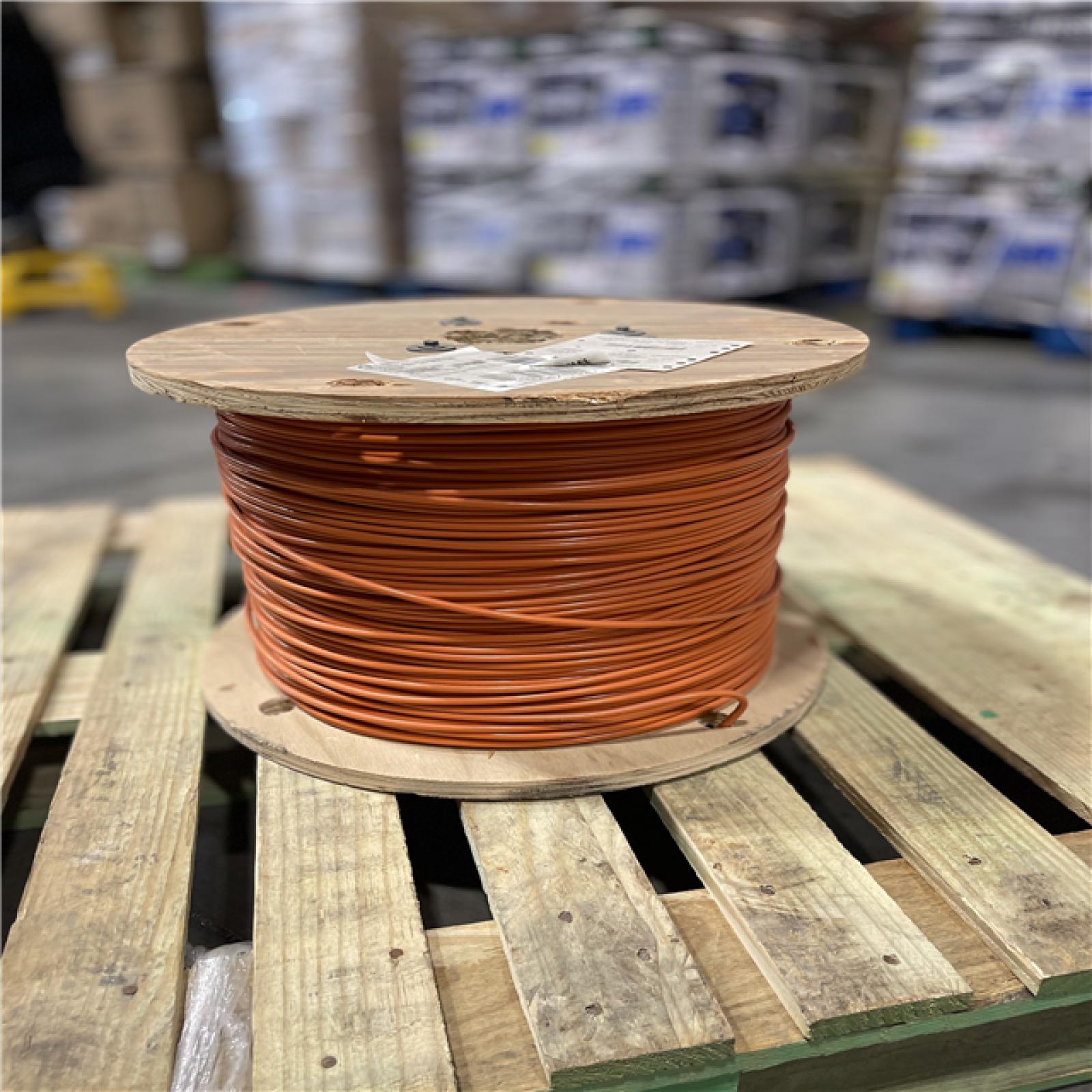 DALLAS LOCATION - AS-IS Southwire 2,500 ft. 6 Orange Stranded CU SIMpull THHN Wire (SEE NOTES)