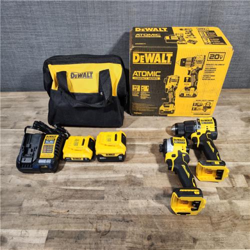 HOUSTON LOCATION - AS-IS DEWALT 2 TOOL COMBO KIT W/ (2) BATTERY & CHARGER