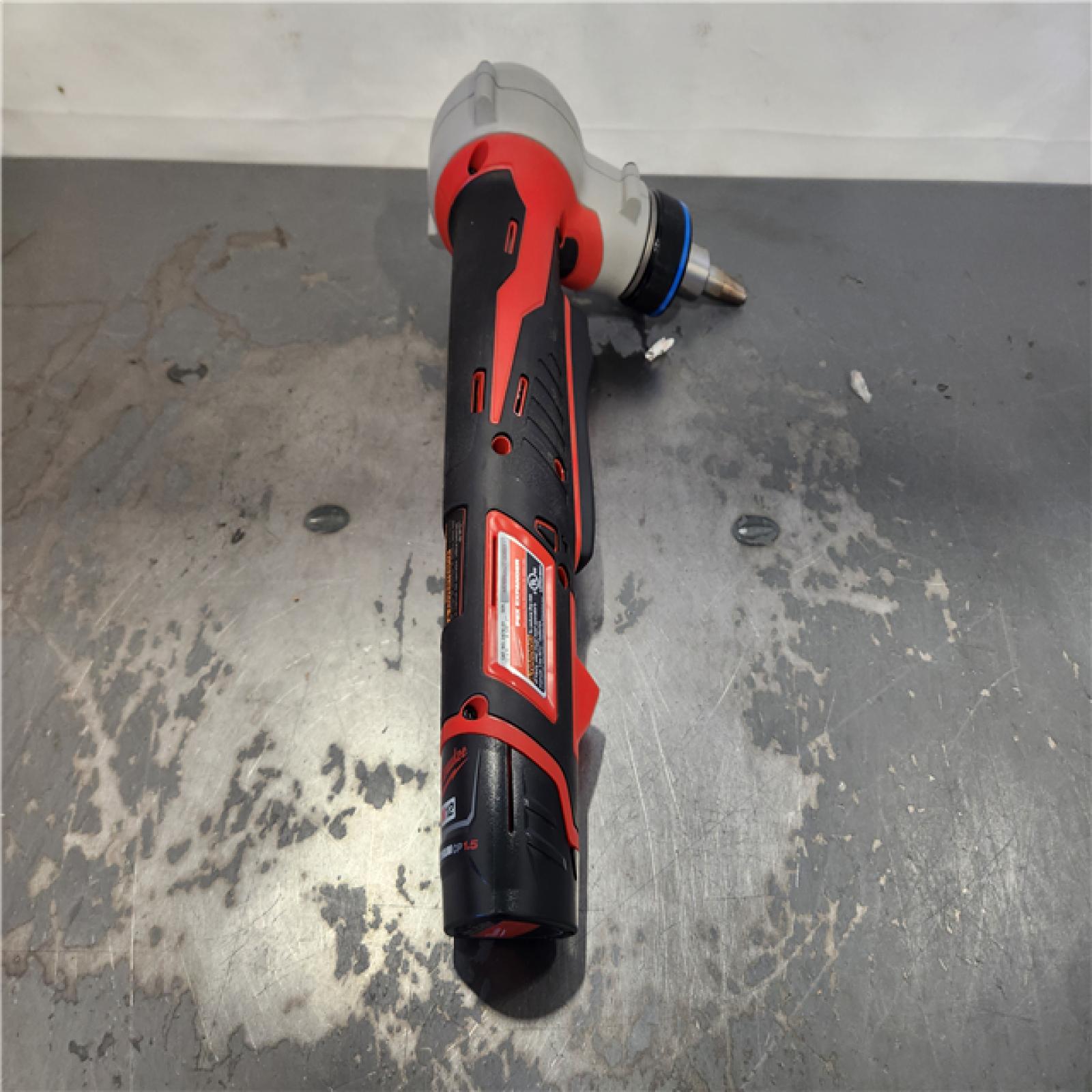 AS-IS- Milwaukee M12 12V Lithium-Ion Cordless PEX Expansion Tool Kit with (2) 1.5 Ah Batteries  (3) Expansion Heads and Hard Case