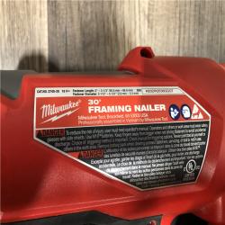 AS-IS Milwaukee FUEL 3-1/2 in. 18-Volt 30-Degree Lithium-Ion Brushless Cordless Framing Nailer (Tool-Only)