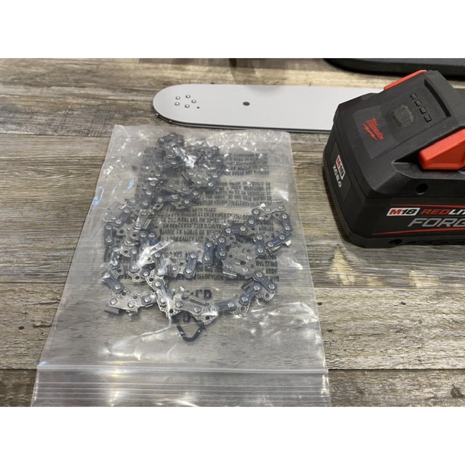 AS-IS Milwaukee FUEL 18V Brushless Cordless 20 in. Dual Battery Chainsaw Kit