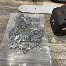 AS-IS Milwaukee FUEL 18V Brushless Cordless 20 in. Dual Battery Chainsaw Kit