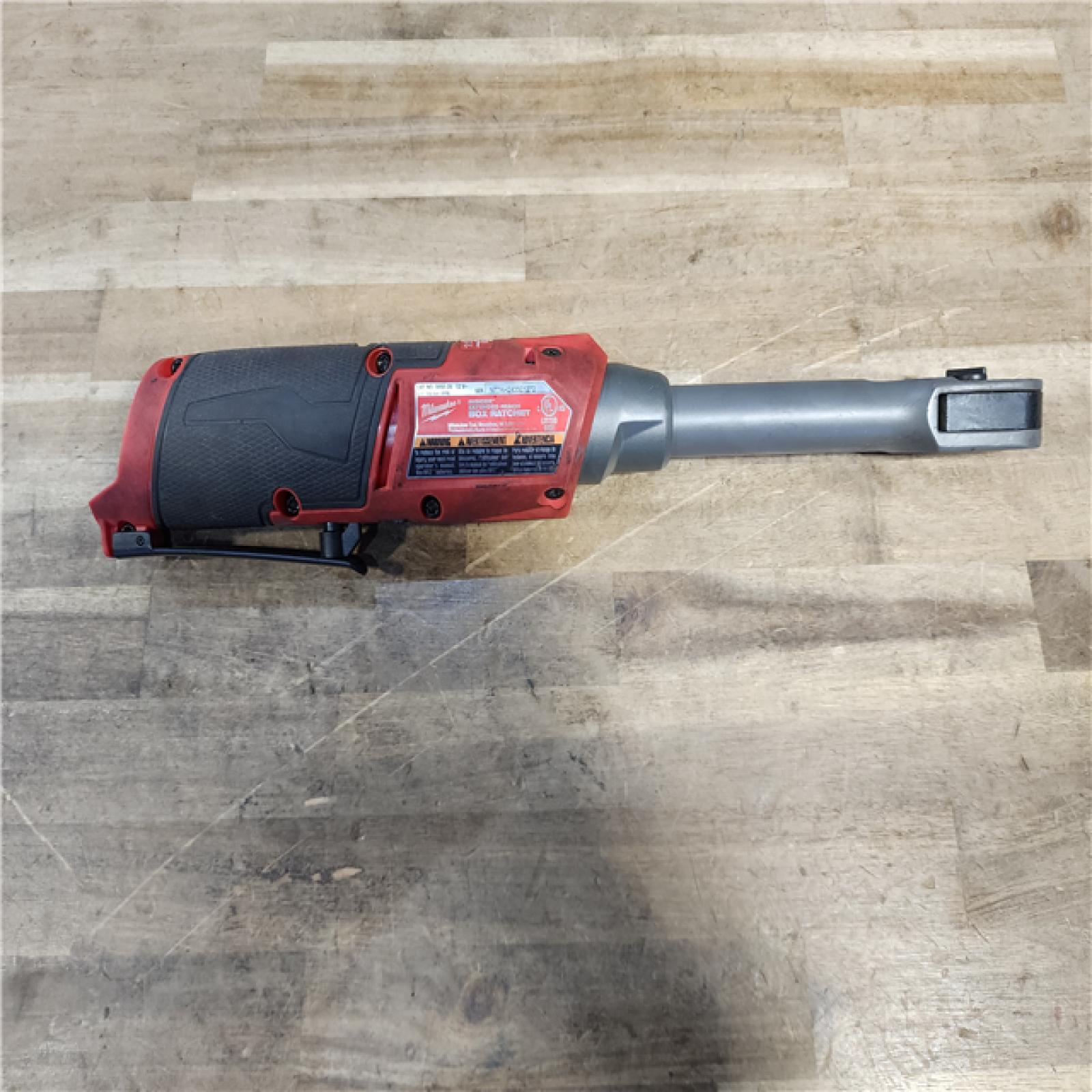 HOUSTON LOCATION - AS-IS M12 FUEL INSIDER 12V Lithium-Ion Brushless Cordless 1/4 in. - 3/8 in. Extended Reach Box Ratchet (Tool-Only)