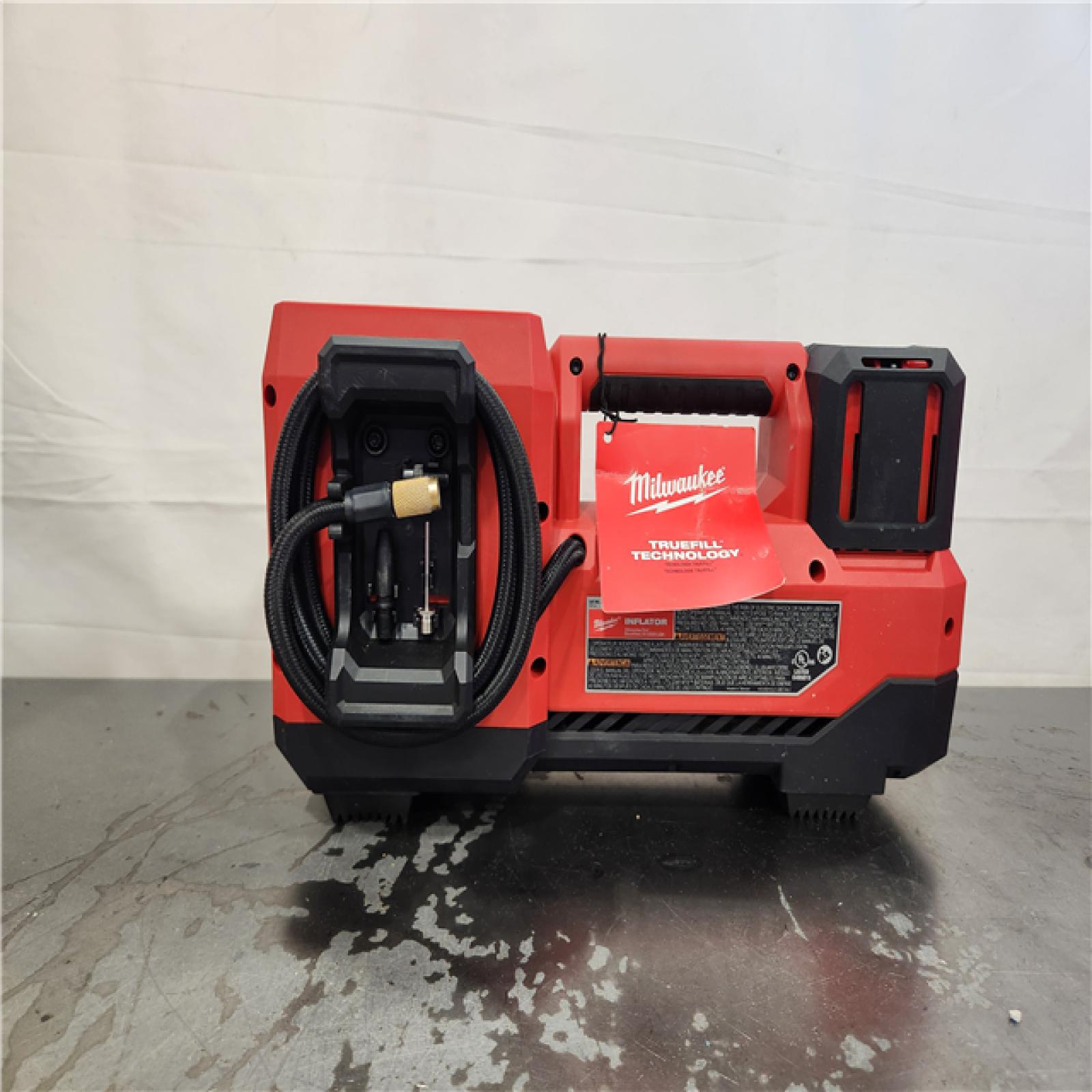 AS-IS- Milwaukee 18-Volt Lithium-Ion Cordless Electric Portable Inflator (Tool-Only)