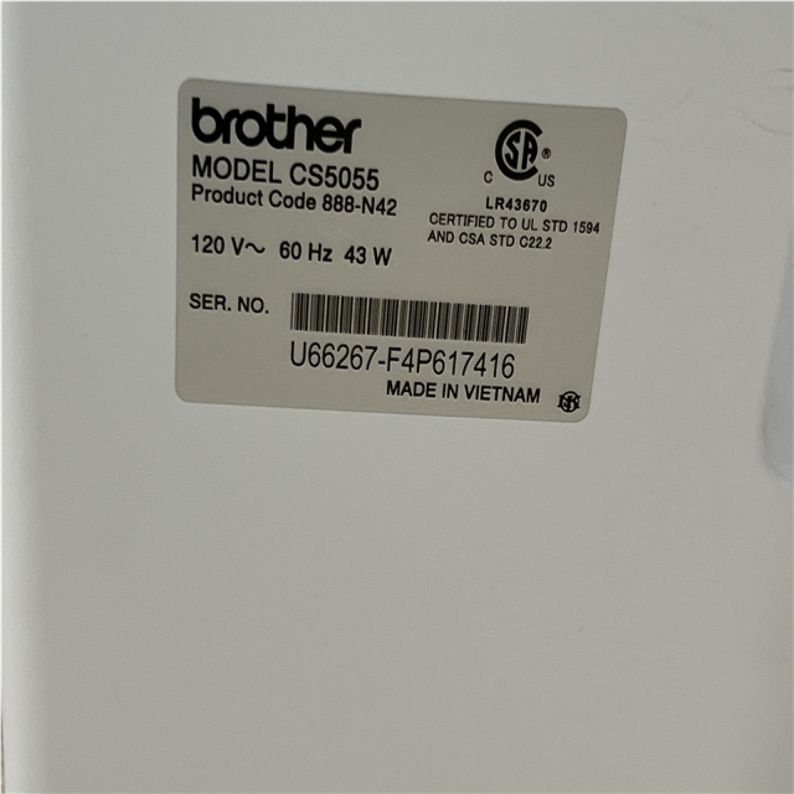 AS-IS Brother CS5055 Computerized Sewing Machine with 60 Built-in Stitches