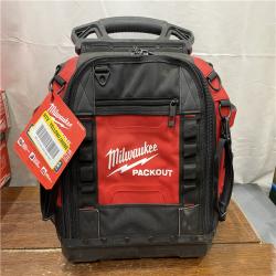 AS-IS Milwaukee PACKOUT 15 in. Structured Tear Resistant Layered Material Tool Bag W/Storable Padded Shoulder Strap - 48-22-8316