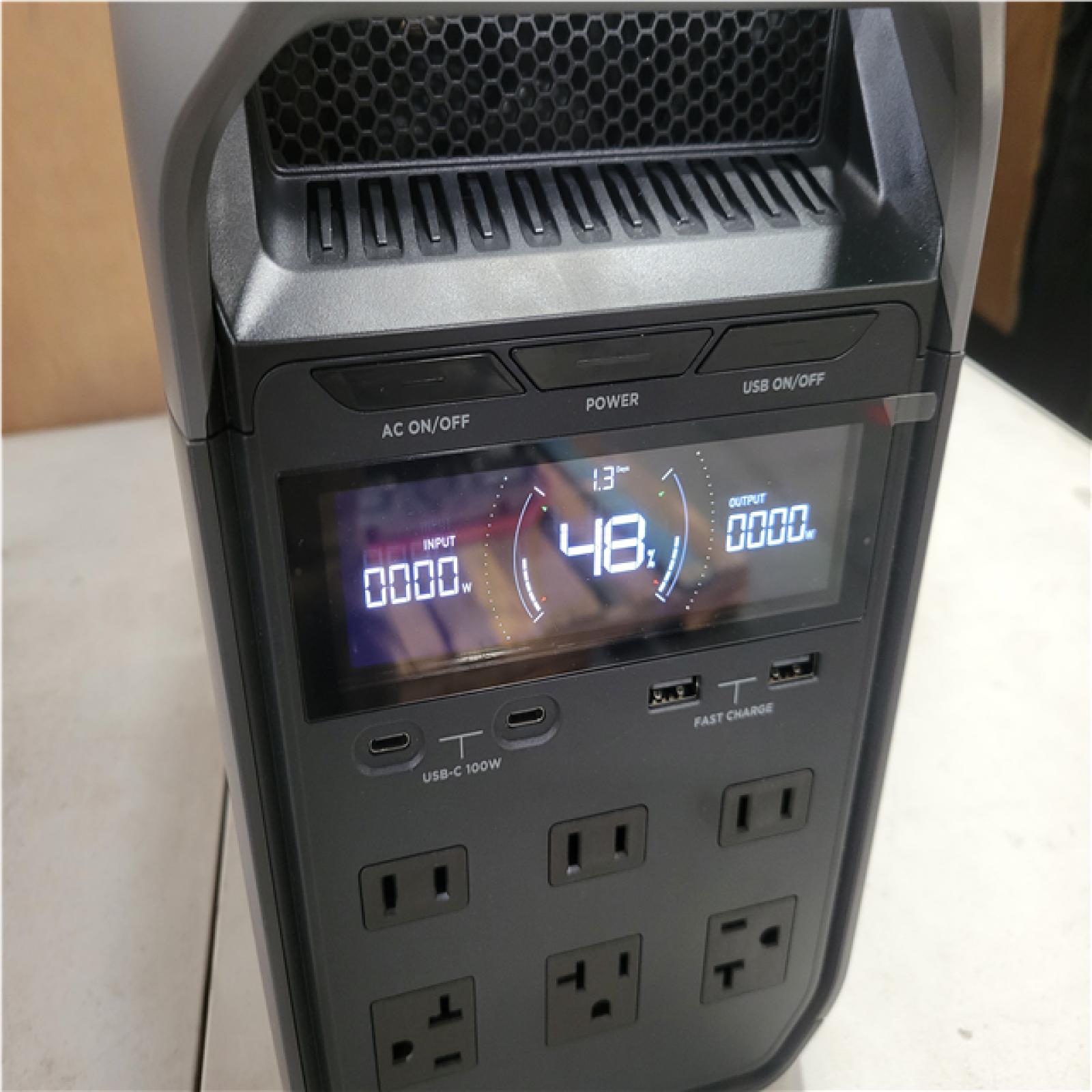 CALIFORNIA AS-IS ECOFLOW 1800-WATT DELTA 3 BATTERY GENERATOR