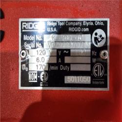 HOUSTON LOCATION - AS-IS RIDGID K-400 Drain Cleaning Snake Auger 120-Volt Drum Machine