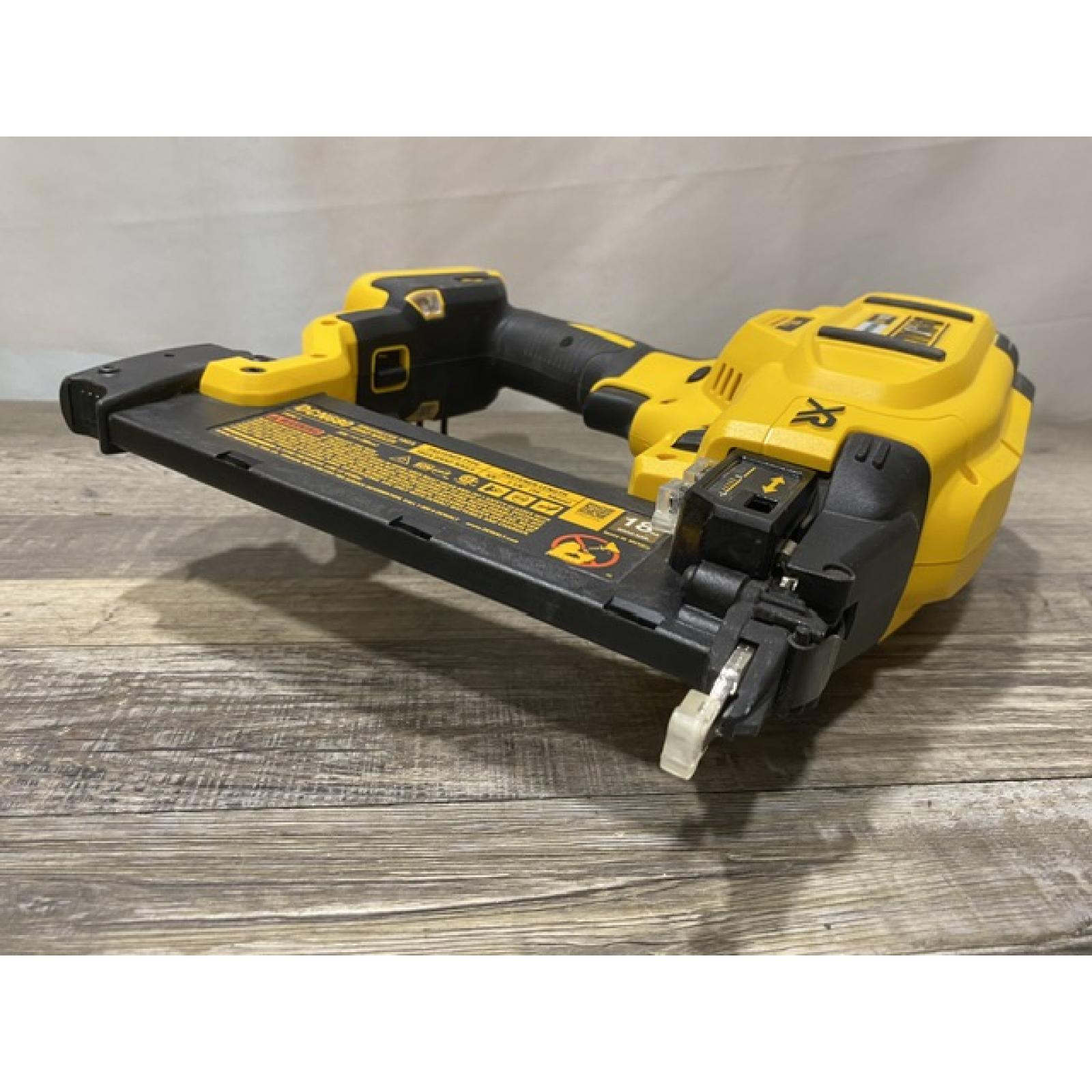 AS-IS DEWALT 20V MAX XR Lithium-Ion Electric Cordless 18-Gauge Brad Nailer (Tool Only)