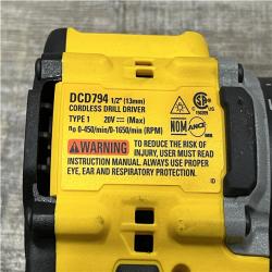 AS-IS DEWALT Atomic 20V Lithium-Ion Cordless Compact 1/2 in. Drill/Driver Kit