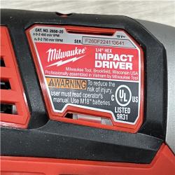 AS-IS Milwaukee 18V Lithium-Ion Cordless Drill Driver/Impact Driver Combo Kit