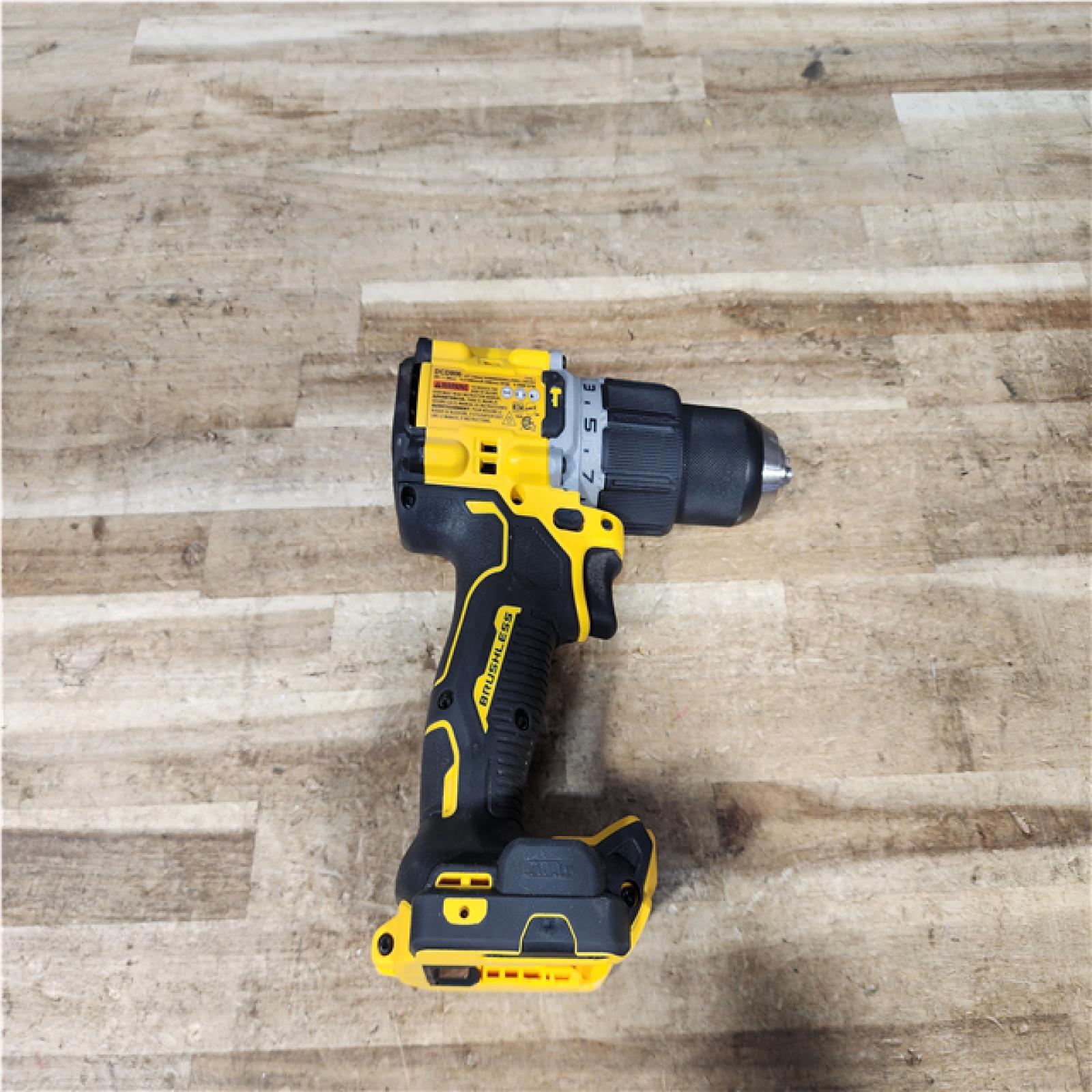 Houston Location AS-IS DEWALT 20V XR Brushless Cordless 1/2 in. Hammer Drill (Tool-Only)