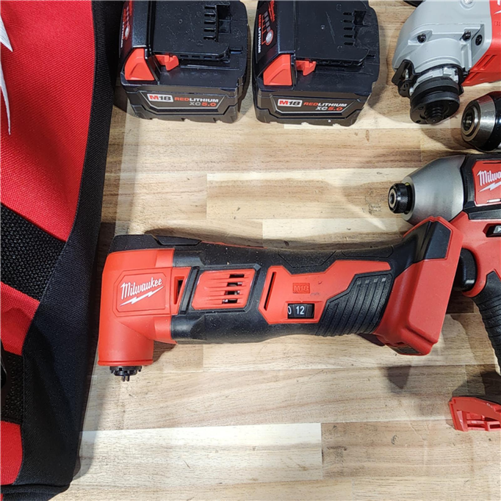 HOUSTON LOCATION - AS-IS Milwaukee 18-Volt Lithium-Ion Cordless (9-Tool) Combo Kit
