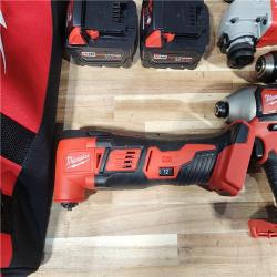 HOUSTON LOCATION - AS-IS Milwaukee 18-Volt Lithium-Ion Cordless (9-Tool) Combo Kit